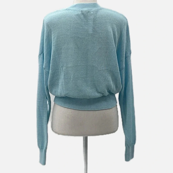 Madewell Loose Knit Crewneck Sweater in Clarity - NEW - Size Small - Picture 5 of 9